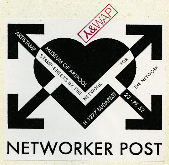 Networker Post - Artistamp Museum of Artpool - Stamp Sheets by the Network