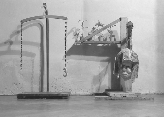 Erdély Miklós: Befejezetlen mű (Pro-test I–II), elpusztult, 1970