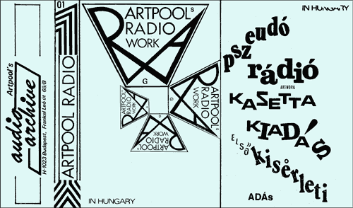 Az Artpool Rádió 1 borítója / Cover artwork of Artpool Radio No.1