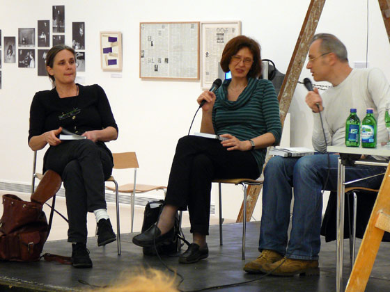 Annamária Szőke, Júlia Klaniczay, and János Sugár in Ludwig Museum, Budapest, 2008.