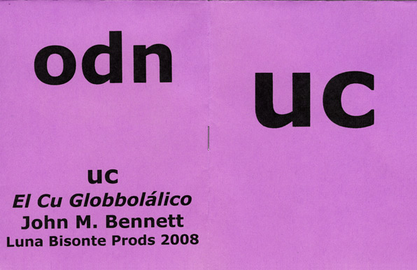 Artwork by John M. Bennett