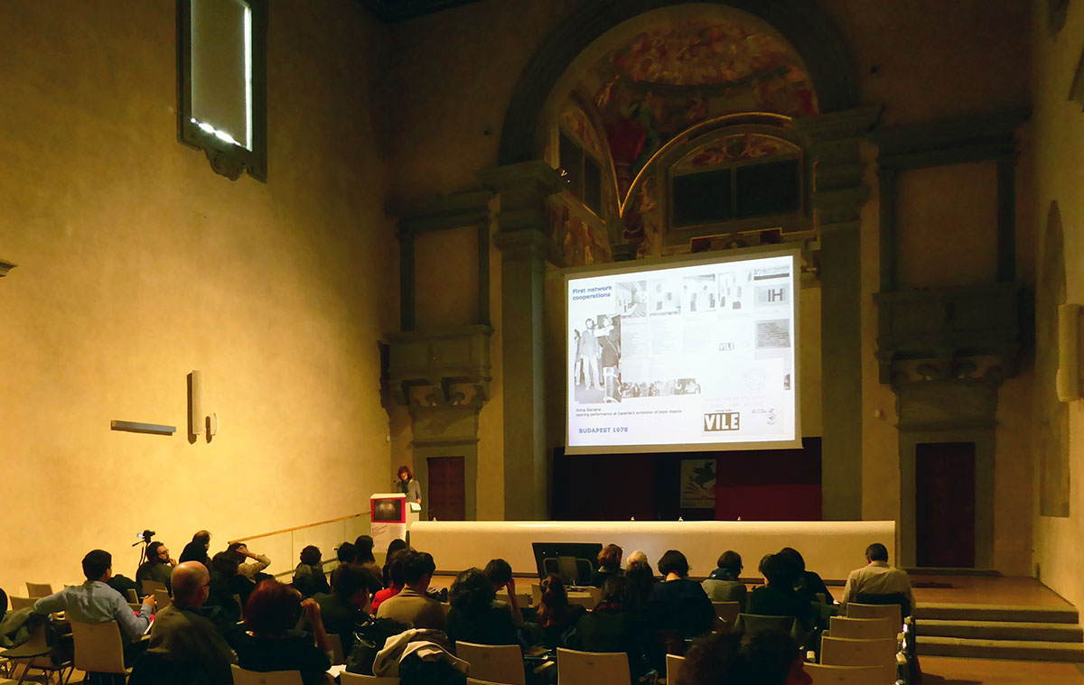 Klaniczay Júlia prezentációja a Sant’Apollonia auditóriumban, Firenze, Olaszország 2016.
