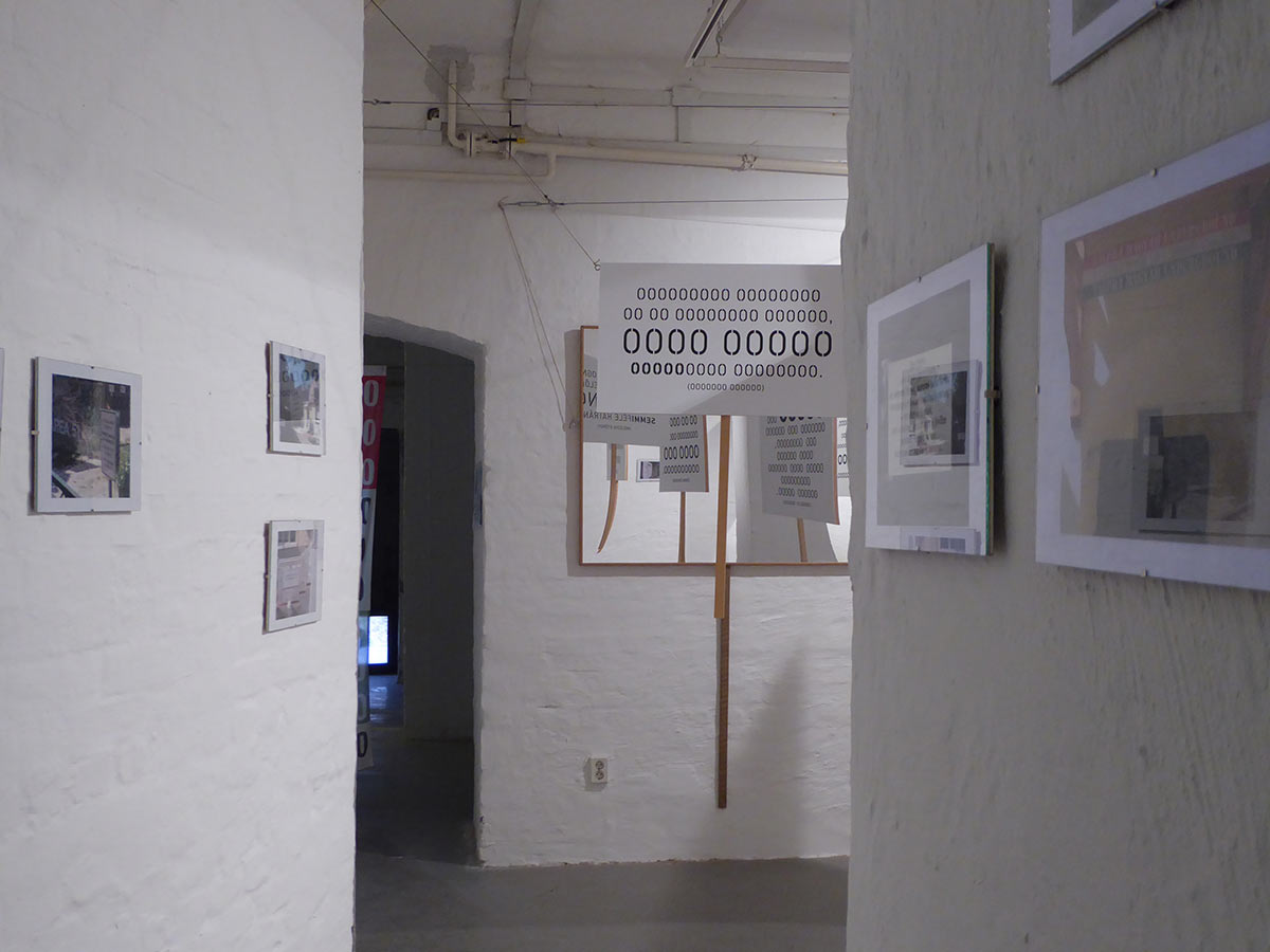 A semmi jelenléte című kiállítás, Artpool P60, Budapest, 2017.