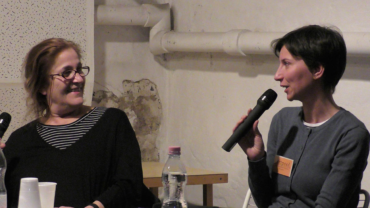 Anna Veress and Gabriella Schuller, Péter Halász Archive – exhibition and conversation, Artpool P60, Budapest, 2017.
