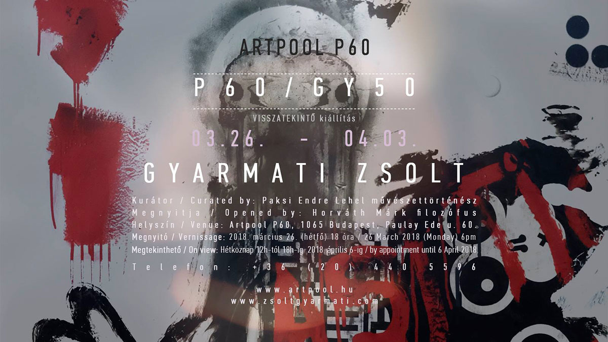 Gyarmati Zsolt 50. születésnapjának ünneplése, Artpool P60, Budapest, 2018.