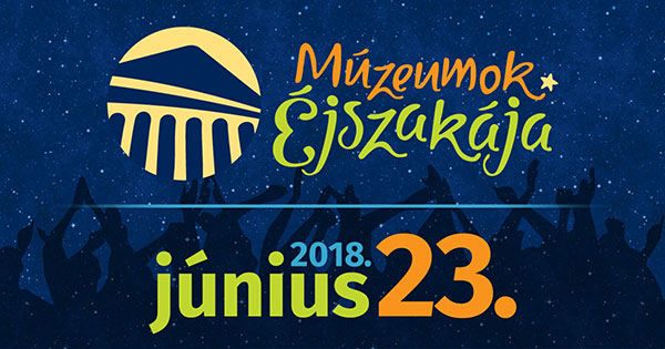 Múzeumok Éjszakája flyer, 2018.