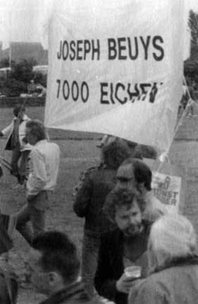 Joseph Beuys: 7,000 granite blocks in Kassel, Germany, 1982.