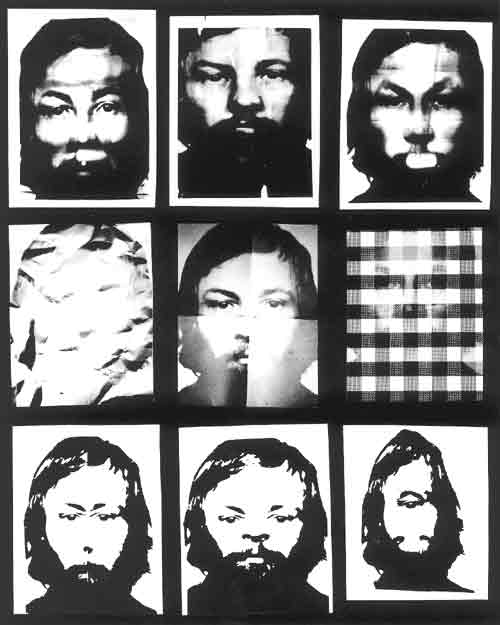 György Galántai: Self-transformations / Ön-átalakítások, 1976.