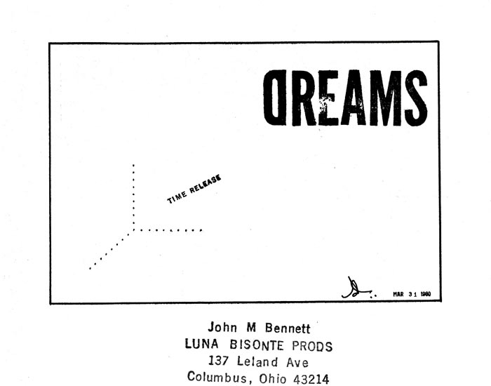 Artwork by John M. Bennett