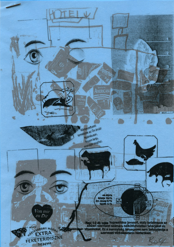 Artwork by András Bohár for Leopold Bloom assemblage No. 20