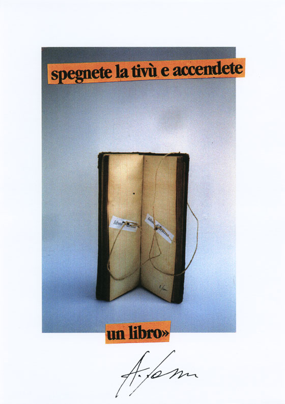 Artwork by Antonio Sassu for Leopold Bloom assemblage No. 20