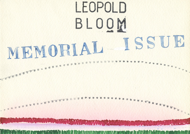 Artwork by Walter Pennacchi for Leopold Bloom assemblage No. 23