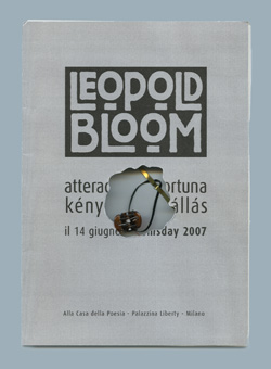 Cover of LEOPOLD BLOOM (occasional edition) Atterraggio di fortuna / Kényszerleszállás [Crash Landing]