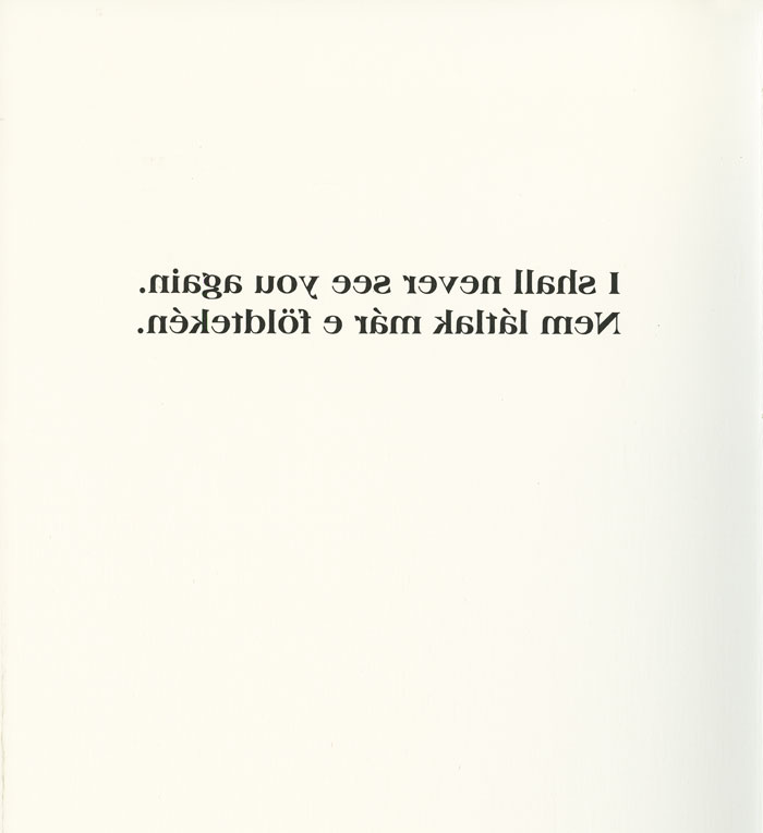 Bookwork by György Galántai, PETRIfied forEAST, 1990.