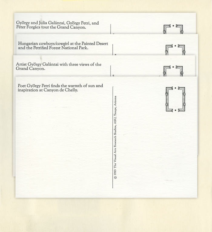 Bookwork by György Galántai, PETRIfied forEAST, 1990.