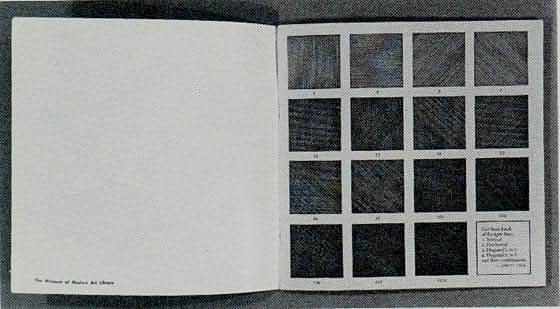 Sol LeWitt: Az egyenes vonalak négy alapvető fajtája, 1969.