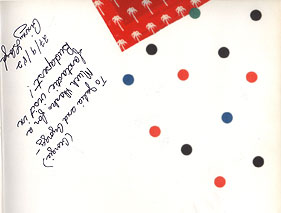 Mail art by Ginny Lloyd, 1982.