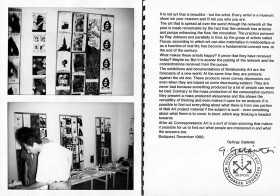 Artpool’s Faxzine, 1992.