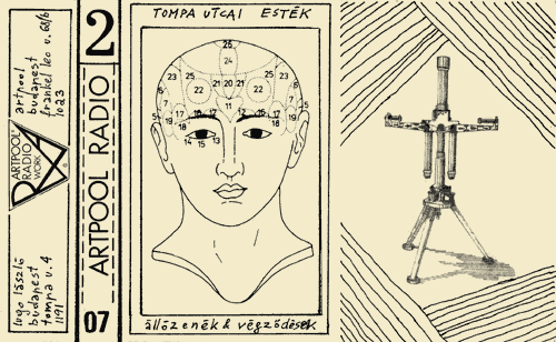 Az Artpool Rádió 2 borítója / Cover artwork of Artpool Radio No.2