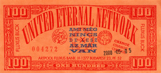 Fluxus Buck - Artists’ Money